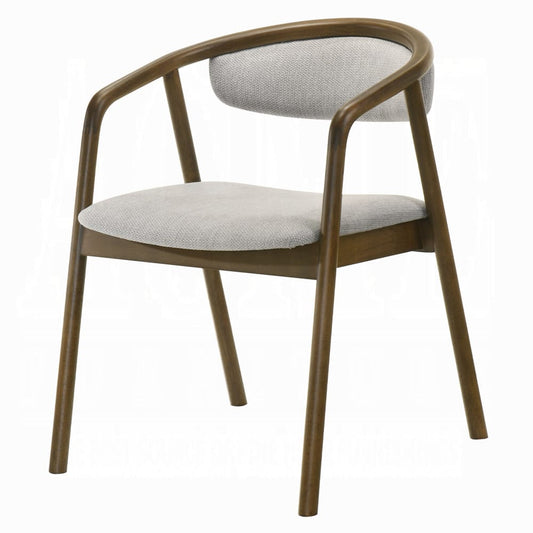 ACME Furniture - Delina - Side Chair - Chenille & Walnut - DN04586 view 1