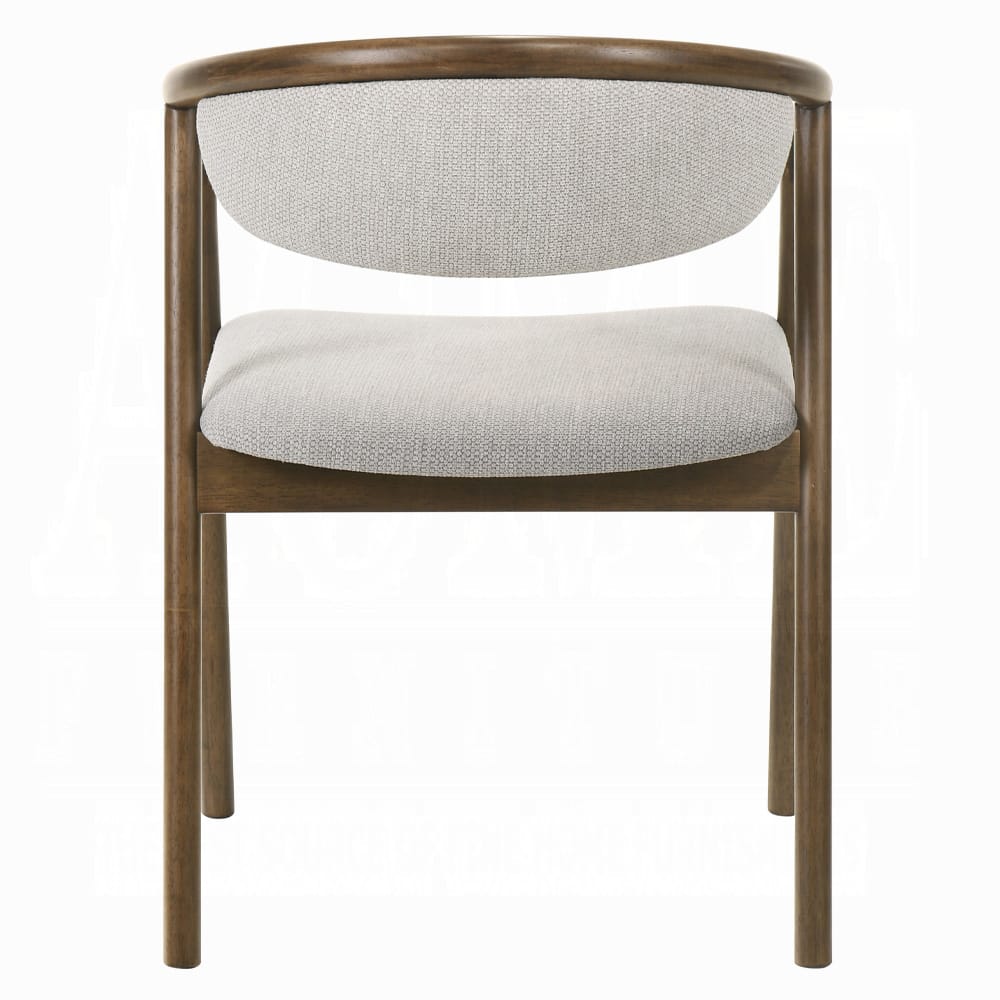ACME Furniture - Delina - Side Chair - Chenille & Walnut - DN04586 view 4