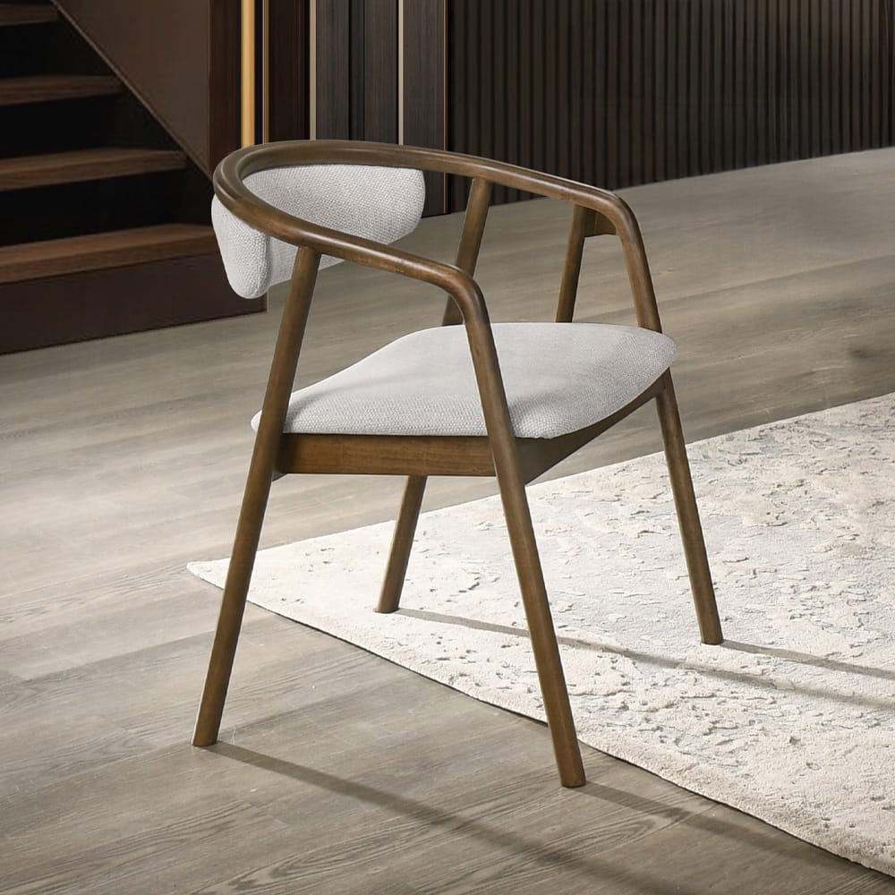 ACME Furniture - Delina - Side Chair - Chenille & Walnut - DN04586 view 5