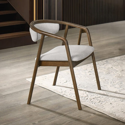 ACME Furniture - Delina - Side Chair - Chenille & Walnut - DN04586 view 5