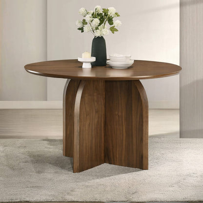 ACME Furniture - Delmon - Round Dining Table  - Dark Walnut - DN06275 view 5