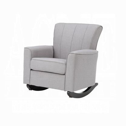 ACME Furniture - Denzell Rocking Chair - Gray Linen - AC02185 view 1