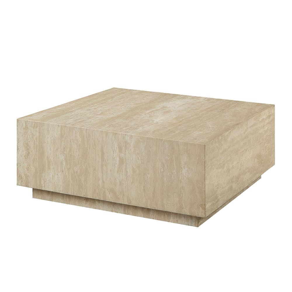 ACME Furniture - Deon Coffee Table - Beige Travertine - LV04245 view 2
