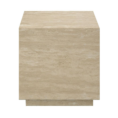 ACME Furniture - Deon End Table - Beige Travertine - LV04246 view 1
