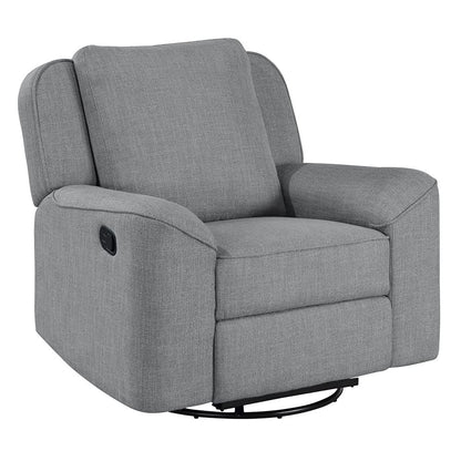 ACME Furniture - Destiny - Glider Recliner w/Swivel - Gray Linen - LV02535 view 1