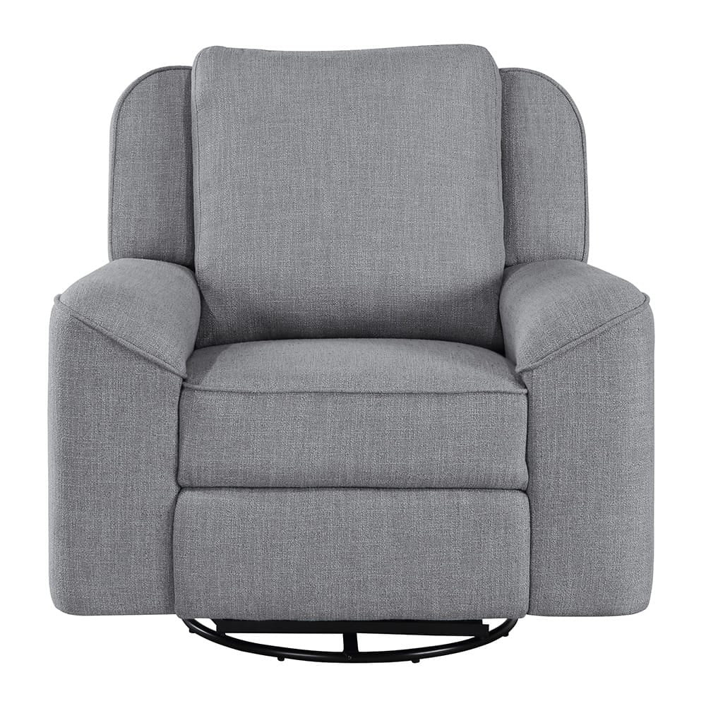 ACME Furniture - Destiny - Glider Recliner w/Swivel - Gray Linen - LV02535 view 2