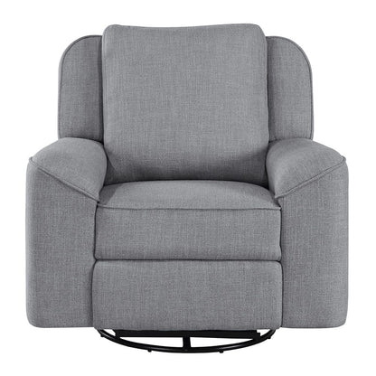 ACME Furniture - Destiny - Glider Recliner w/Swivel - Gray Linen - LV02535 view 2