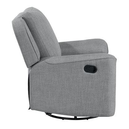 ACME Furniture - Destiny - Glider Recliner w/Swivel - Gray Linen - LV02535 view 5