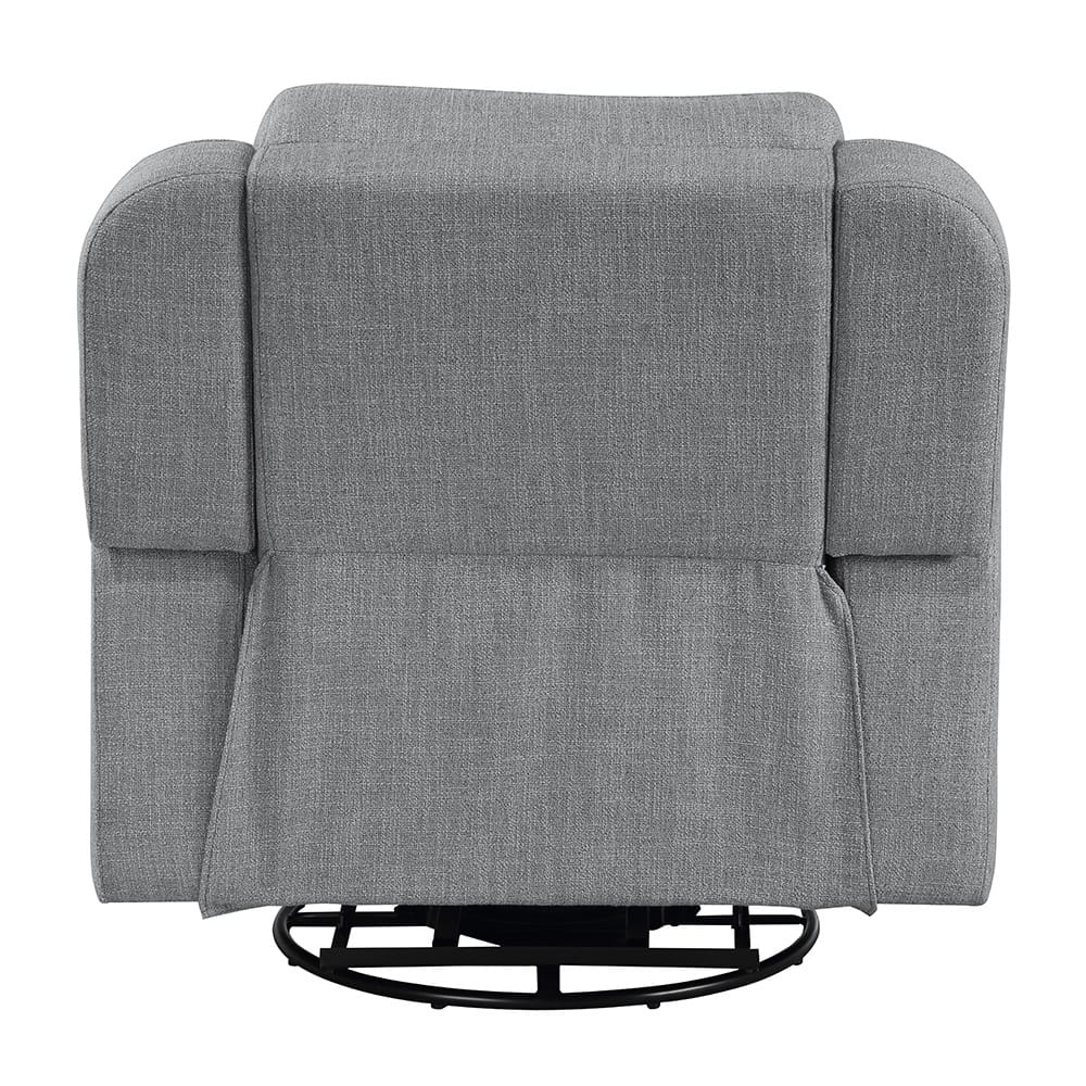 ACME Furniture - Destiny - Glider Recliner w/Swivel - Gray Linen - LV02535 view 6