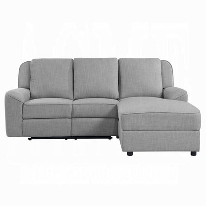 ACME Furniture - Destiny Motion Sectional Sofa - Gray Linen - LV02567 veiw 1