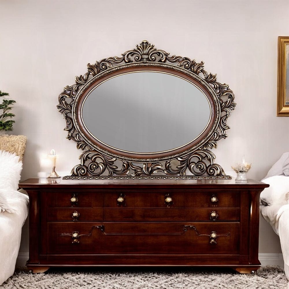 ACME Furniture - Devany Mirror - Cherry Finish - BD03064 view 2