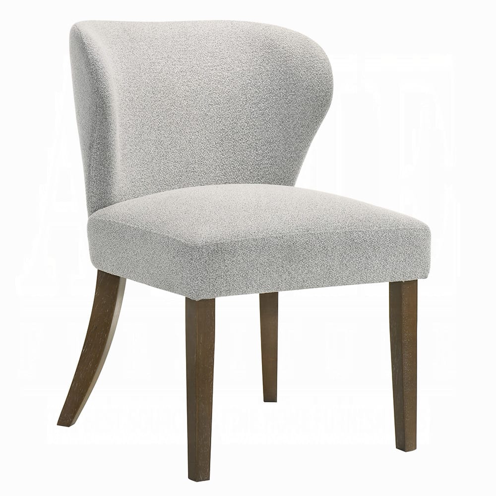 ACME Furniture - Dillon - Side Chair (Set of 2) - Gray Chenille & Walnut  - DN04816 view 1