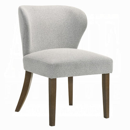 ACME Furniture - Dillon - Side Chair (Set of 2) - Gray Chenille & Walnut  - DN04816 view 1