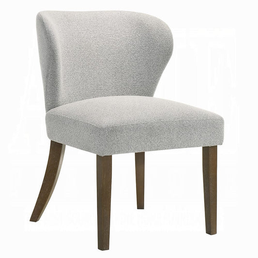 ACME Furniture - Dillon - Side Chair (Set of 2) - Gray Chenille & Walnut  - DN04816 view 1