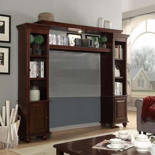 ACME Furniture - Dita Entertainment Center - Walnut - 91105_KIT veiw 1