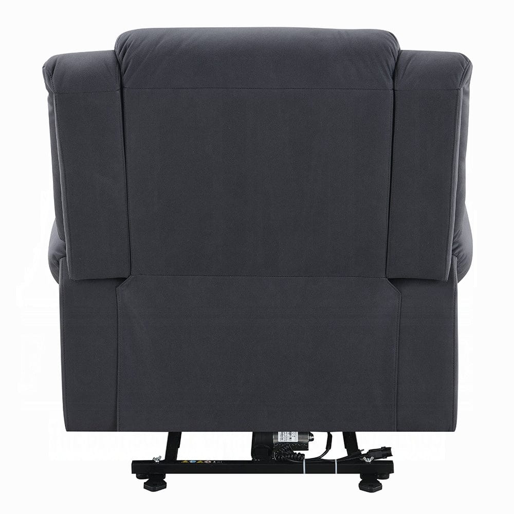 ACME Furniture - Domana Power Recliner w/Lift & Heating & Massage - Dark Blue Fabric - LV04274 view 4 