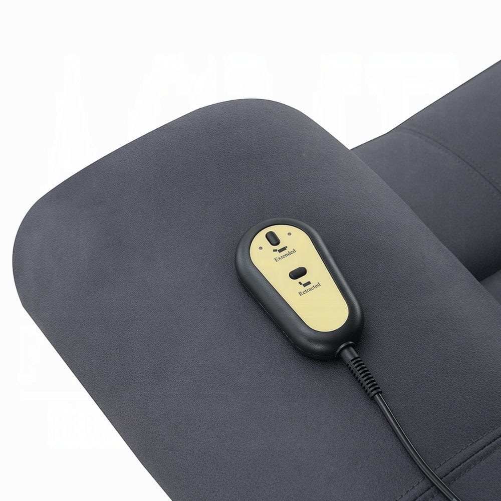ACME Furniture - Domana Power Recliner w/Lift & Heating & Massage - Dark Blue Fabric - LV04274 view 9