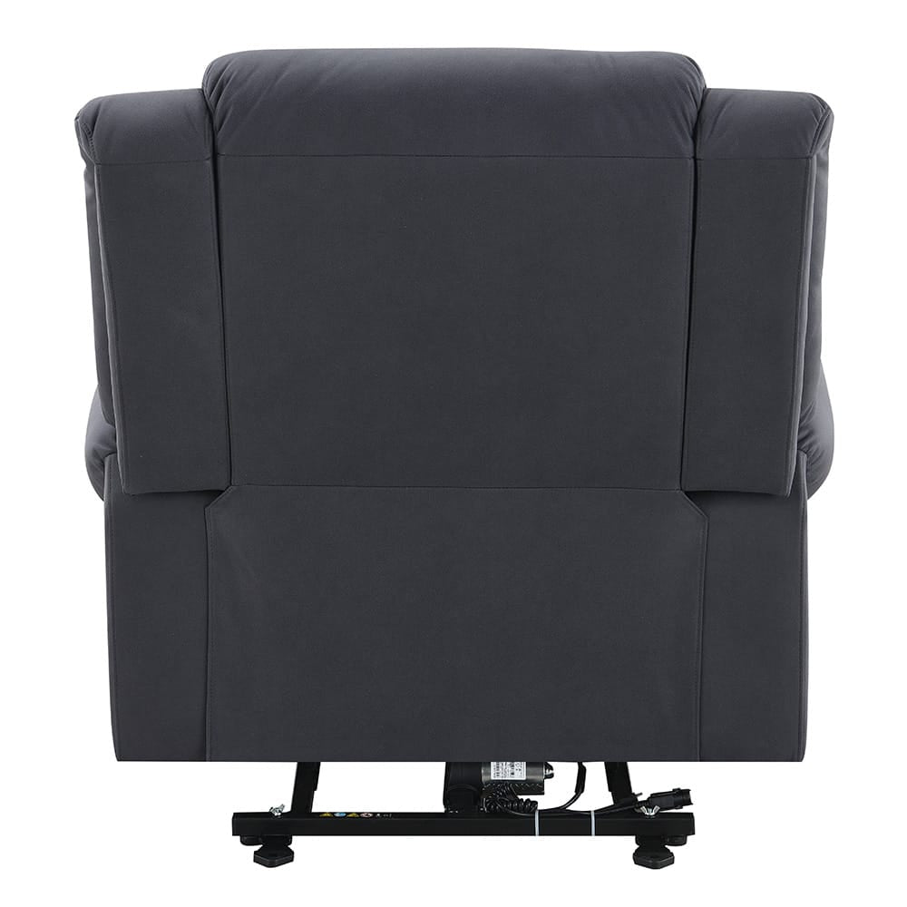 ACME Furniture - Domana - Power Recliner w/Lift & Heating & Massage - Dark Blue Polished Microfiber - LV04274A view 4