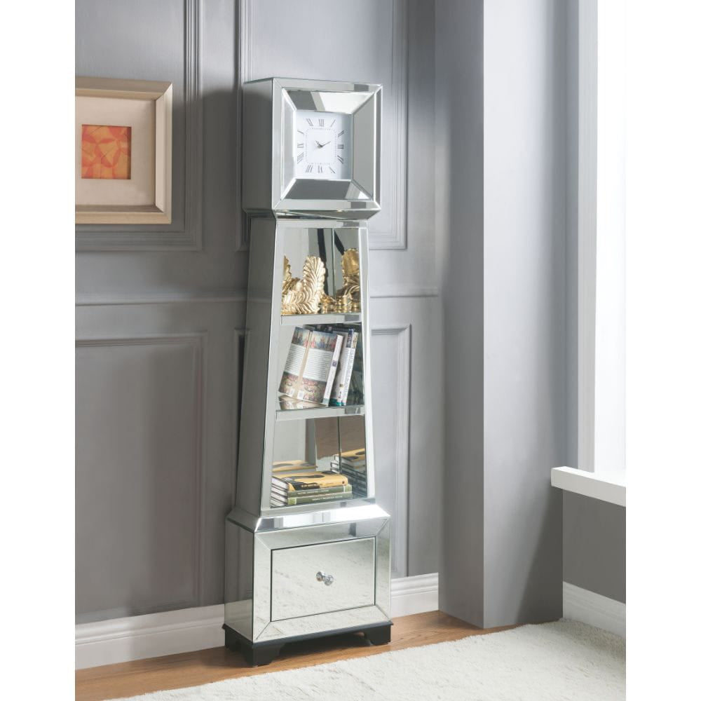 ACME Furniture - Dominic - Grandfather Clock - Mirrored - 97048 view 6