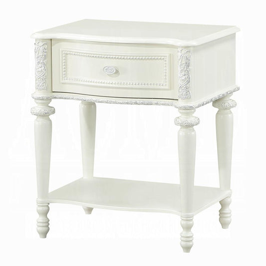 ACME Furniture - Dorothy Nightstand w/1 Drawer - Ivory Finish - BD02267 veiw 1