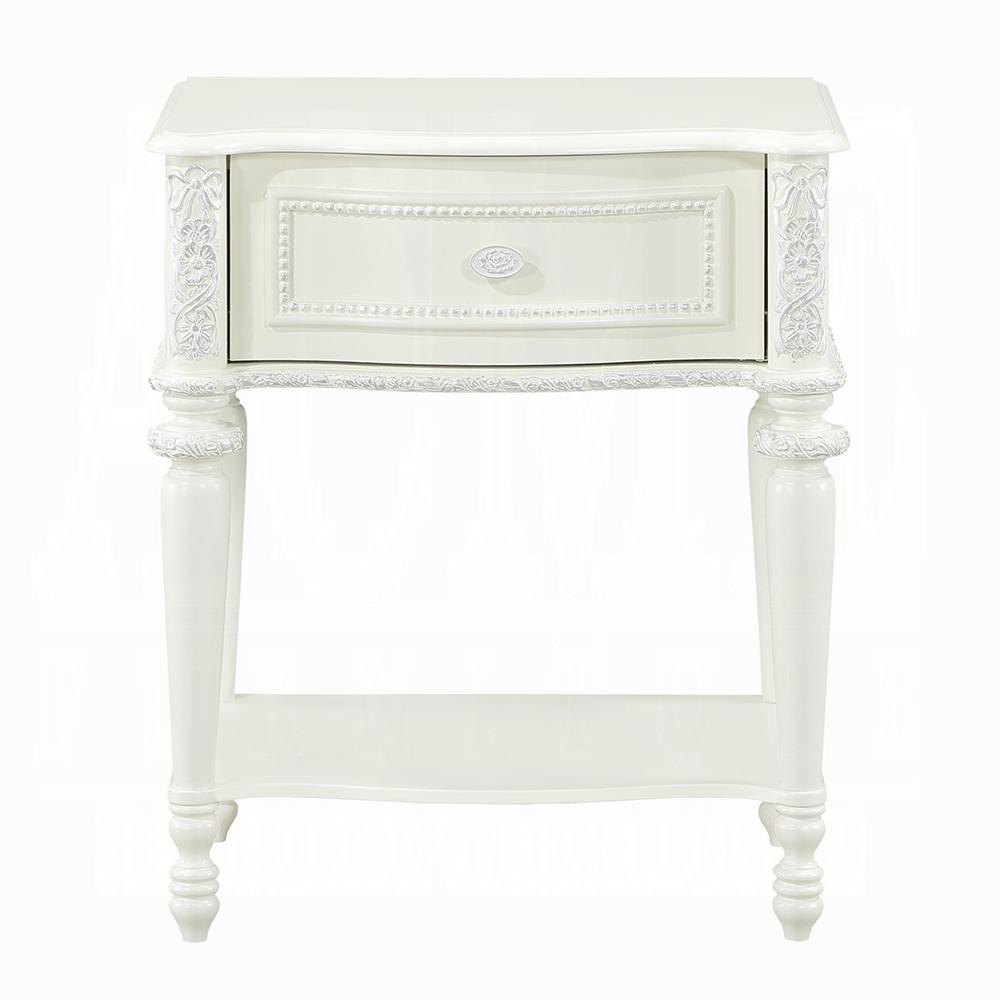 ACME Furniture - Dorothy Nightstand w/1 Drawer - Ivory Finish - BD02267 veiw 2
