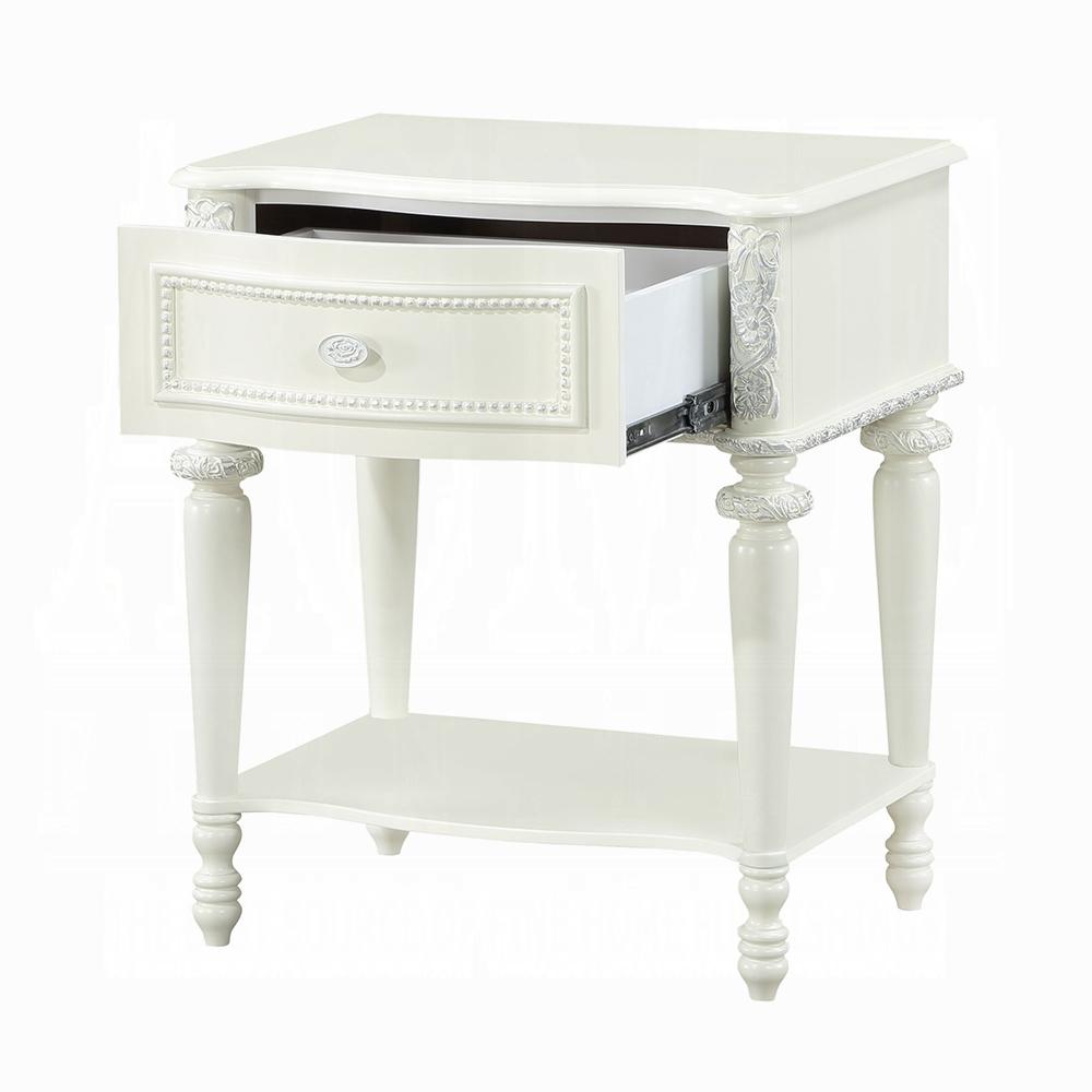 ACME Furniture - Dorothy Nightstand w/1 Drawer - Ivory Finish - BD02267 veiw 3