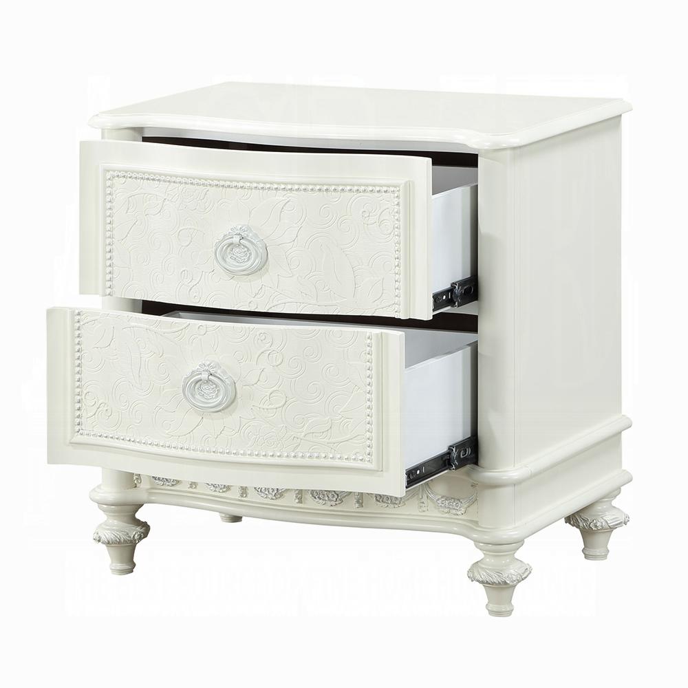 ACME Furniture - Dorothy Nightstand w/2 Drawers - Ivory Finish - BD02266 veiw 3