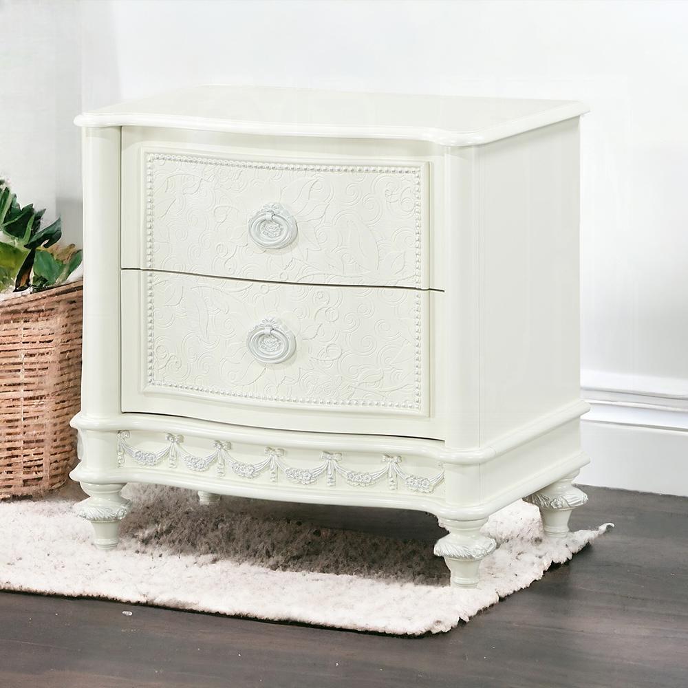 ACME Furniture - Dorothy Nightstand w/2 Drawers - Ivory Finish - BD02266 veiw 5
