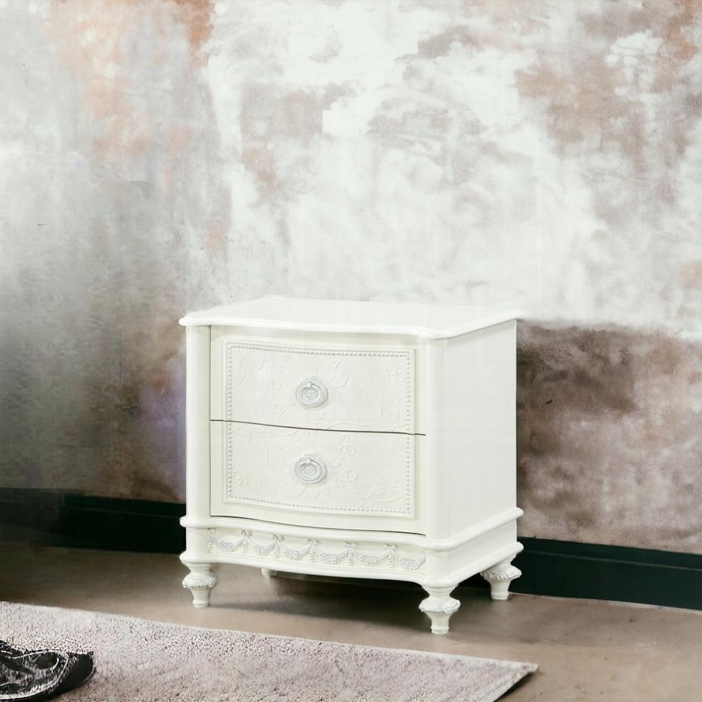 ACME Furniture - Dorothy Nightstand w/2 Drawers - Ivory Finish - BD02266 veiw 7