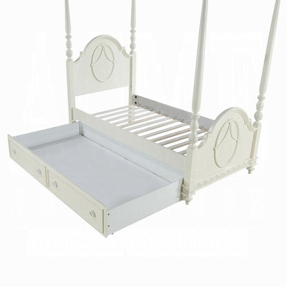 ACME Furniture - Dorothy Twin Bed (Wooden Poster) - Ivory Finish - BD02261T veiw 6