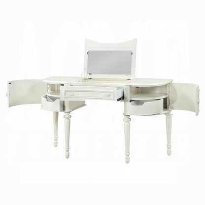 ACME Furniture - Dorothy Vanity Desk w/Mirror - Ivory Finish - BD02271 veiw 3