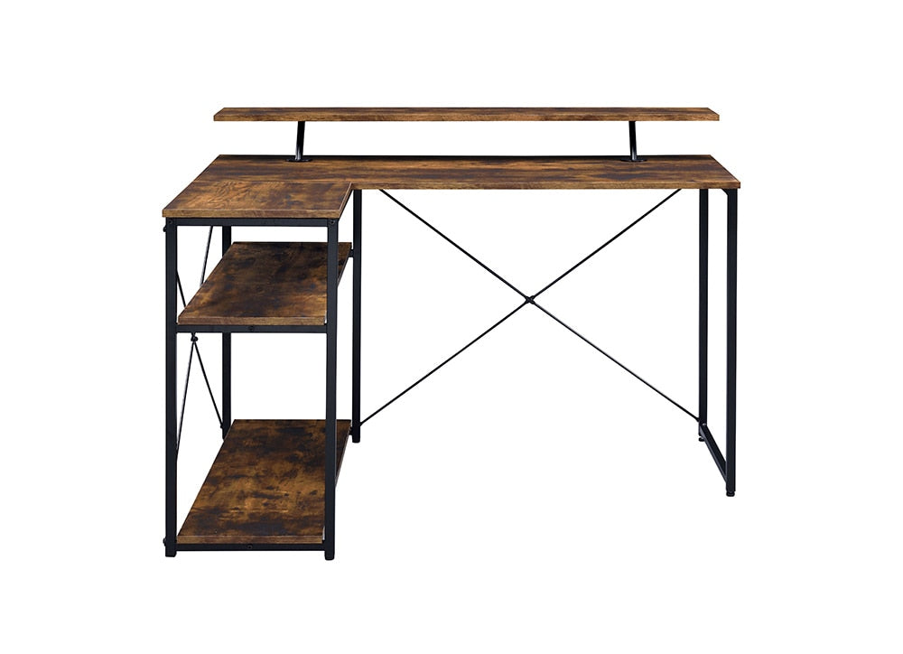 ACME Furniture - Drebo Writing Desk - Weathered Oak & Black Finish - 92755 veiw 2