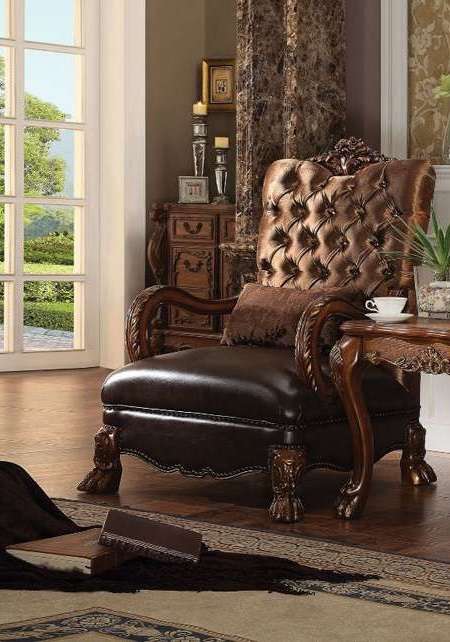 ACME Furniture - Dresden Accent Chair w/1 Pillow - 52097 veiw 1