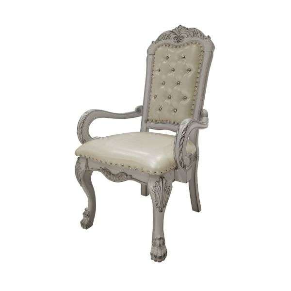 ACME Furniture - Dresden Arm Chair (Set of 2) - Bone White - DN01697 view 1