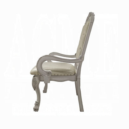 ACME Furniture - Dresden Arm Chair (Set of 2) - Bone White - DN01697 view 3