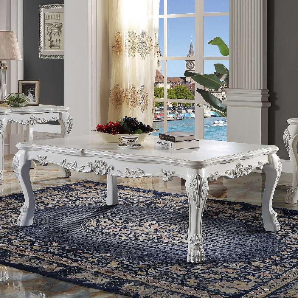 ACME Furniture - Dresden Coffee Table - Bone White - LV01691 veiw 1