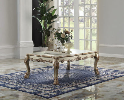 ACME Furniture - Dresden - Coffee Table - Gold Patina & Bone - 83160A view 1