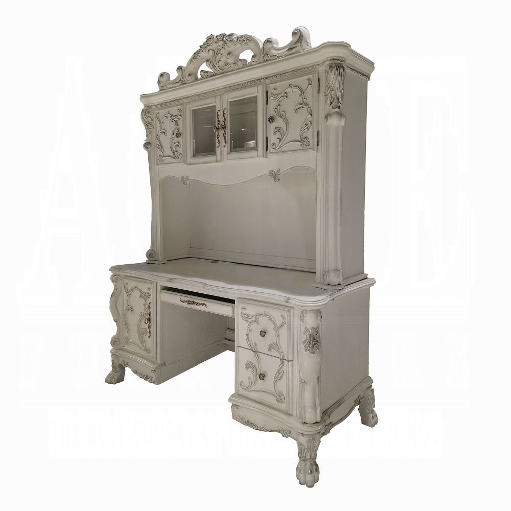 ACME Furniture - Dresden Computer Desk & Hutch - Bone White - OF01717 view 1