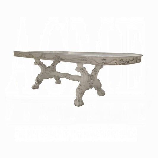 ACME Furniture - Dresden Dining Table (136in) - Bone White - DN01695 view 1