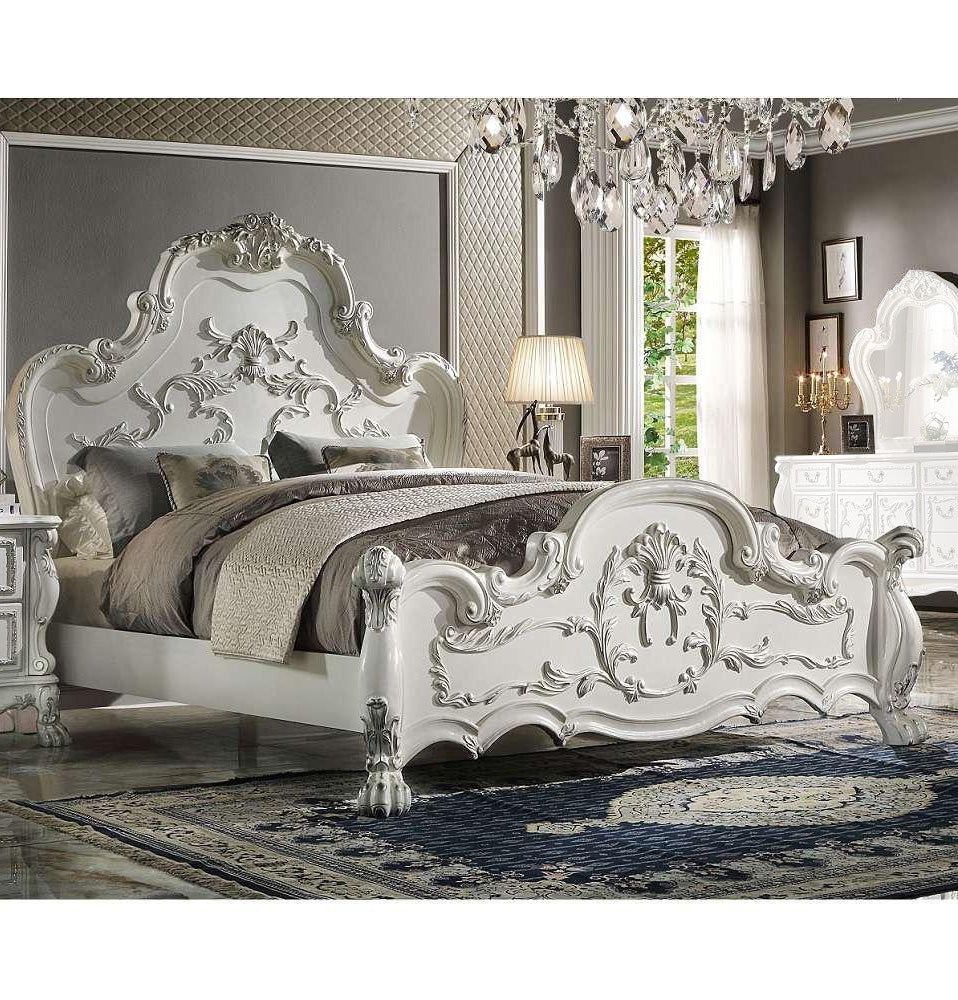 ACME Furniture - Dresden Eastern King Bed - Bone White - BD01707EK view 5