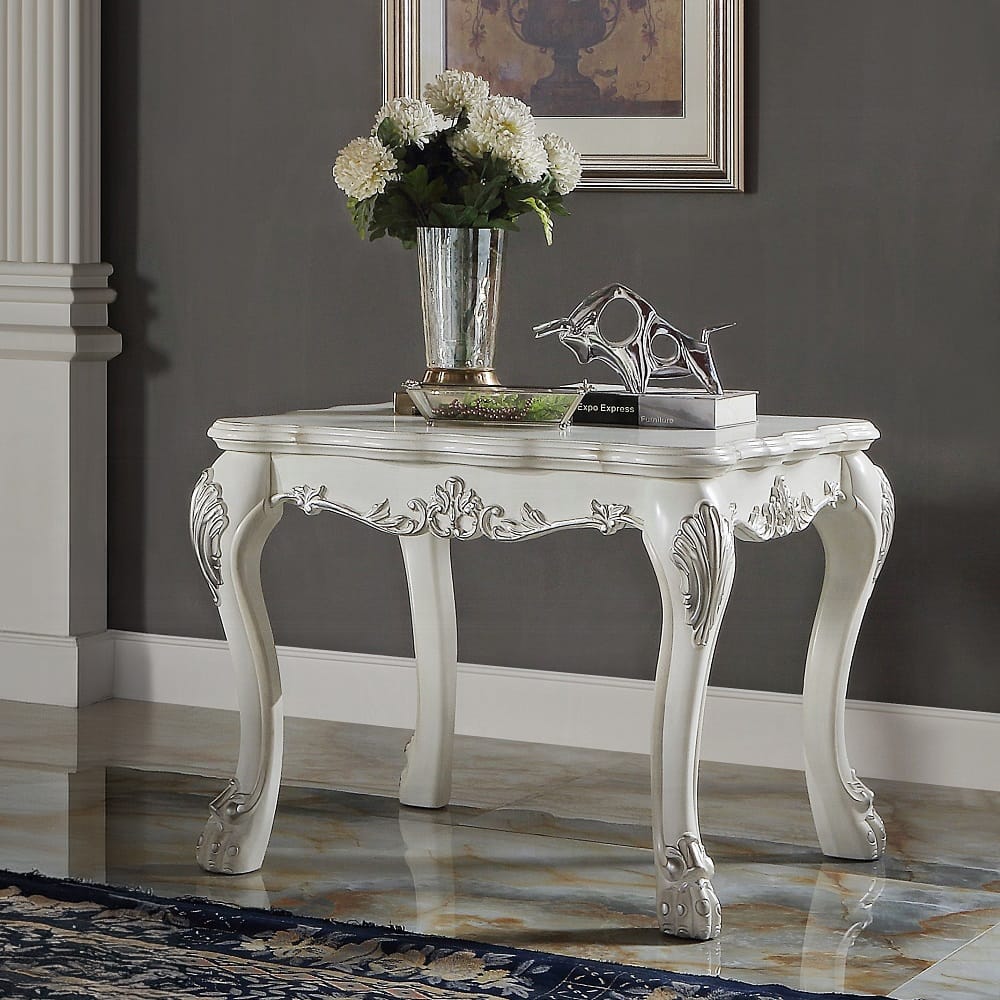 ACME Furniture - Dresden End Table - Bone White - LV01692 view 4