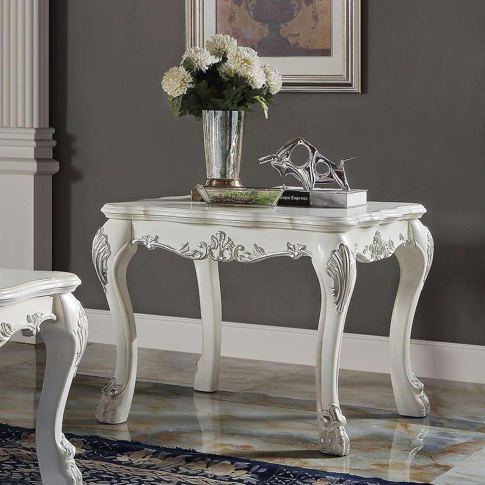 ACME Furniture - Dresden End Table - Bone White - LV01692 view 5