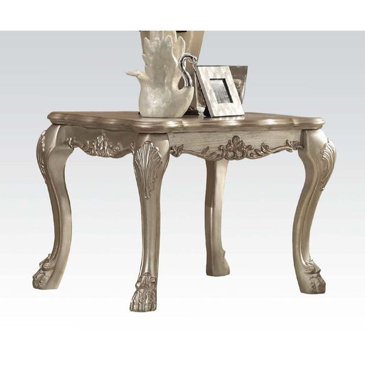 ACME Furniture - Dresden - End Table - Gold Patina & Bone - 83161A view 1