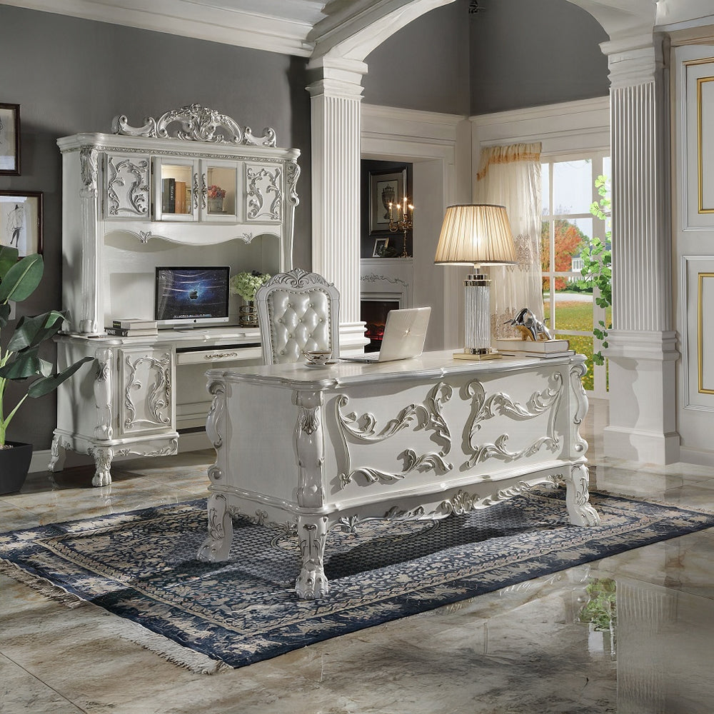 ACME Furniture - Dresden Executive Writing Desk - Bone White - OF01715 view 7