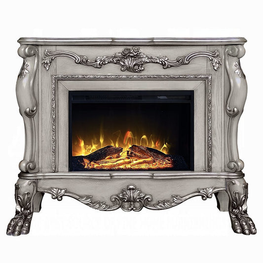 ACME Furniture - Dresden Fireplace - Vintage Bone White - AC01310 view 1