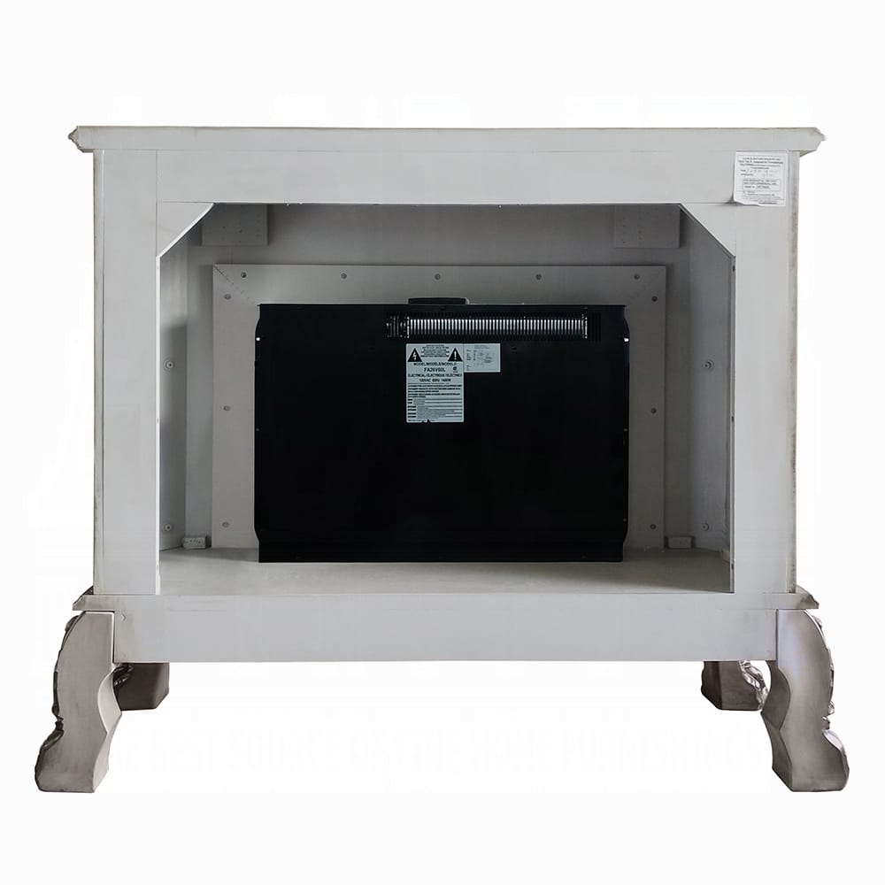 ACME Furniture - Dresden Fireplace - Vintage Bone White - AC01310 view 4