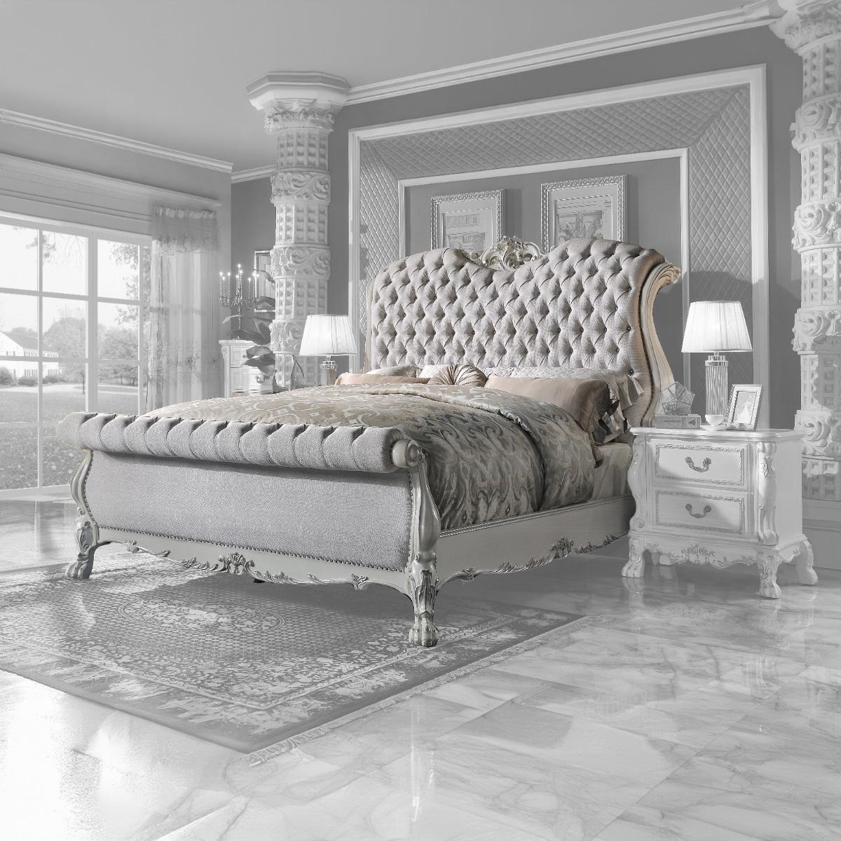 ACME Furniture - Dresden Queen Bed - Bone White Finish - BD02241Q veiw 1