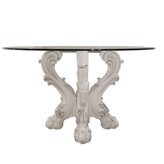 ACME Furniture - Dresden Round Dining Table - Bone White - DN01700 veiw 1