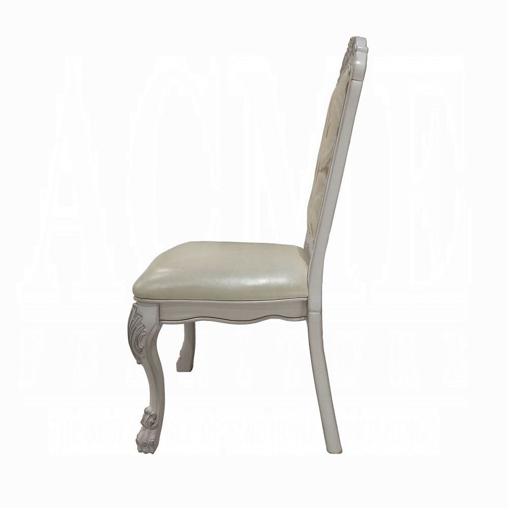 ACME Furniture - Dresden Side Chair (Set of 2) - Bone White - DN01696 veiw 3