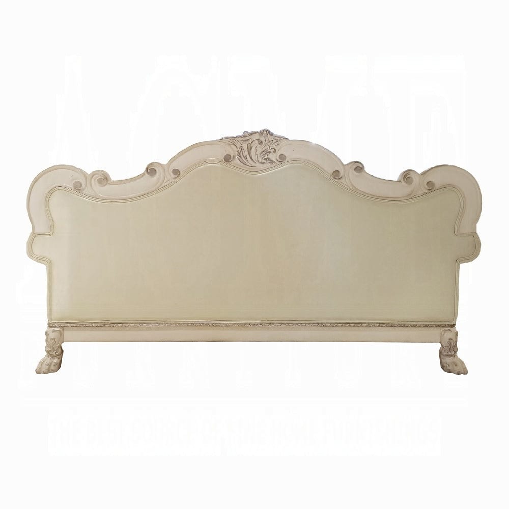 ACME Furniture - Dresden Sofa w/4 Pillows - Synthetic Leather & Bone White - LV01688 view 4